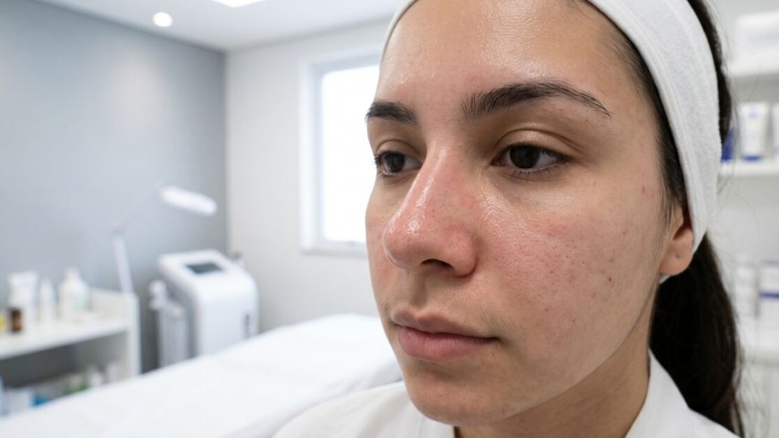 Resultado de limpeza de pele para acne em clínica estética em São Carlos e região